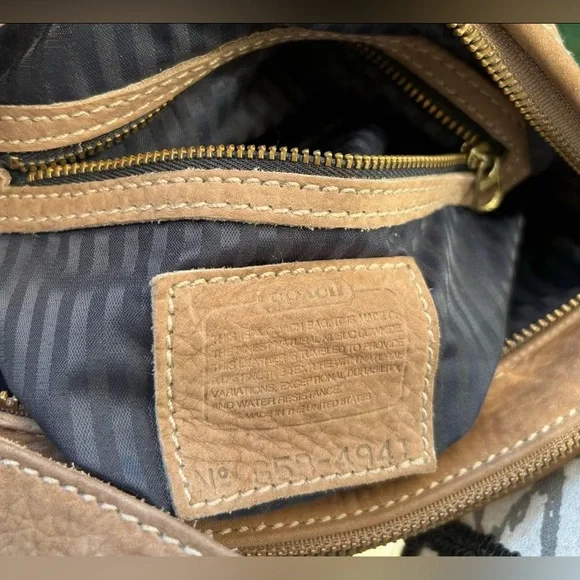 Vintage/Rare Coach Nubuck Leather Bag
Style: #494
Soft Taupe
Excellent Condition - Picture 11 of 11